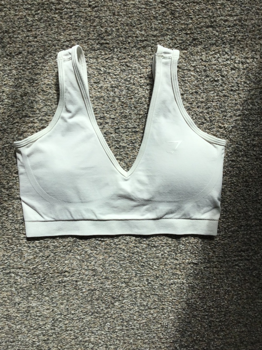 Like New Gymshark off-white sports bra size small